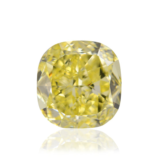 Diamante cuscino Fancy Yellow 7.01 carati VS2 GIA