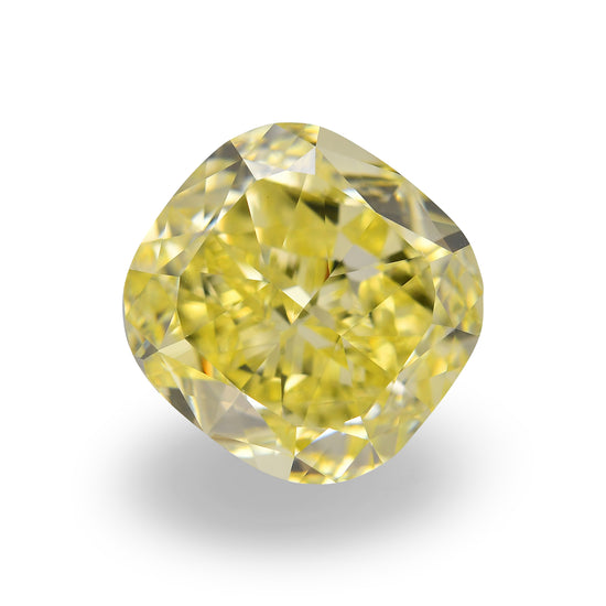 Diamante cuscino Fancy Yellow 7.01 carati VS2 GIA