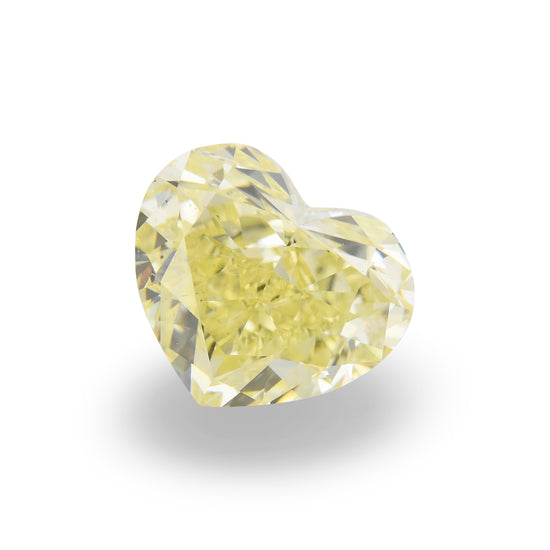 Diamante giallo Fancy a cuore da 3,03 carati SI1 GIA