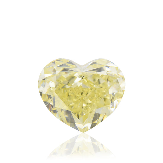 Diamante giallo Fancy a cuore da 3,03 carati SI1 GIA
