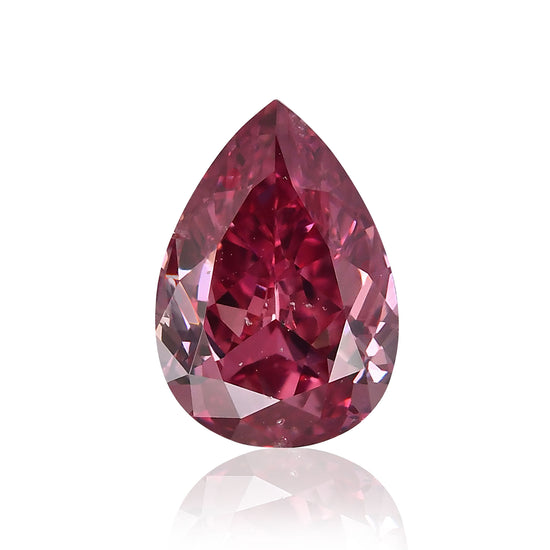 Diamante a Pera 0,70 carati Fancy Purplish Red SI1 GIA