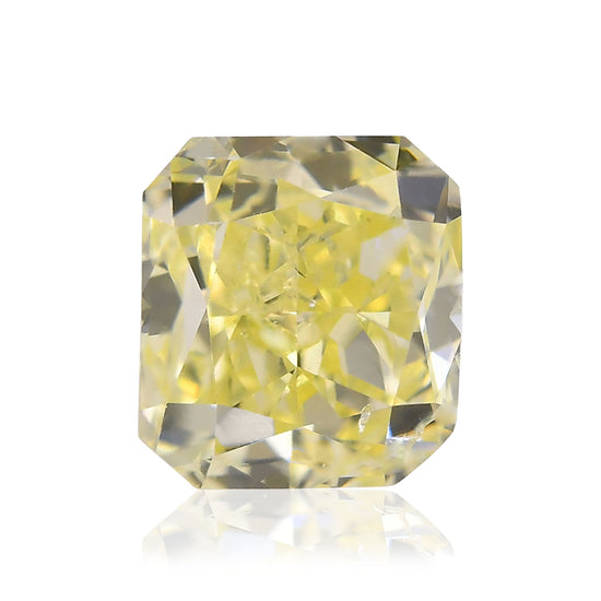 1.31 Carat Fancy Light Yellow Radiant Diamond SI1 GIA