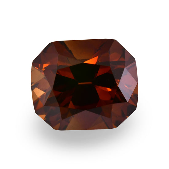 1.15 Carat Fancy Deep Orange Brown Radiant Diamond (VS1) GIA