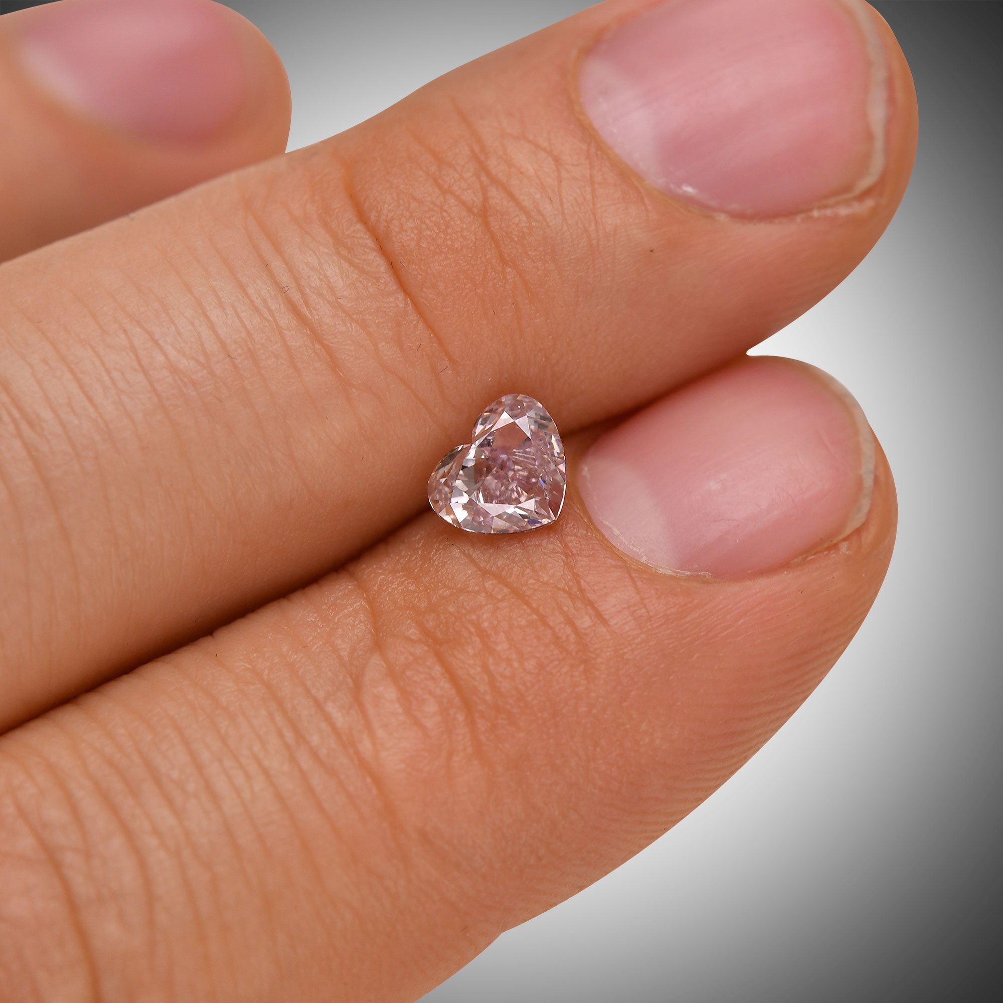 1.01 Carat Fancy Brownish Pink HEART Diamond VS1 GIA | LEIBISH