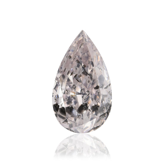 0.50 Carat Very Light Pink Pear Diamond (I2) GIA