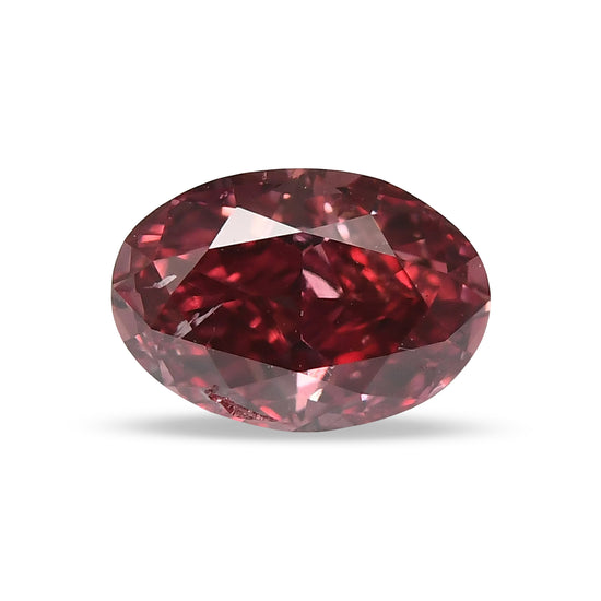 0.50 Carat Fancy Red Oval Diamond SI2 GIA & ARGYLE