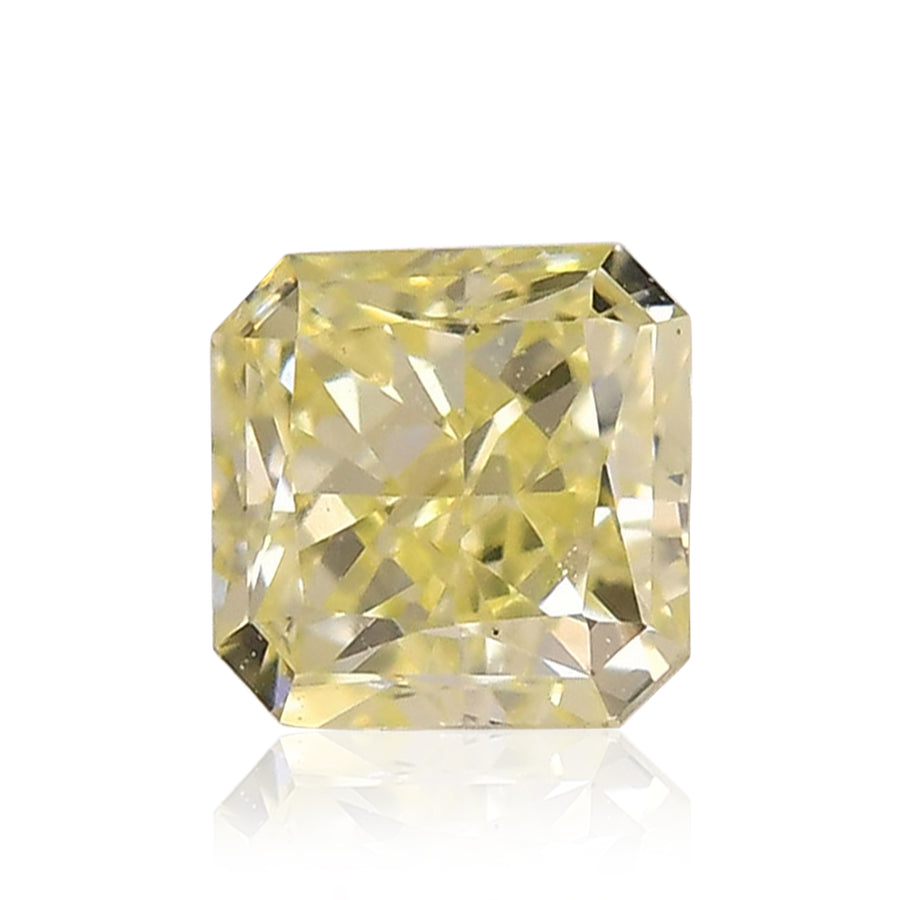 0.33 Karat Fancy Light Yellow Radiant Diamant (SI1)