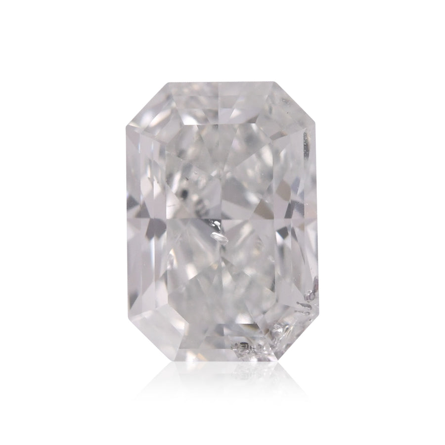 0.75 Carat Very Light Yellow Green Radiant Diamond (SI2) GIA