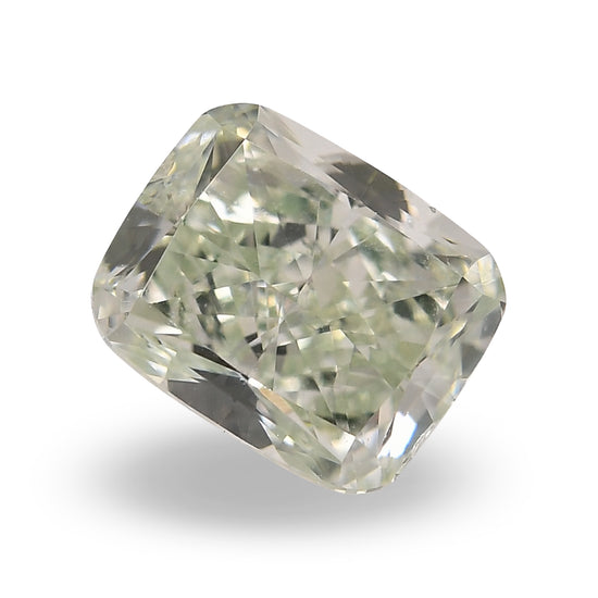 Diamante a cuscino GIA Fancy Giallastro Verde 1,21 carati VS2