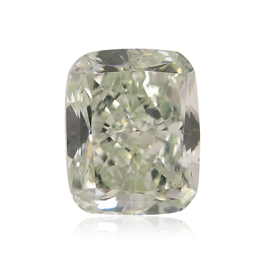 ألماسة وسادة Fancy Yellowish Green بوزن 1.21 قيراط VS2 GIA