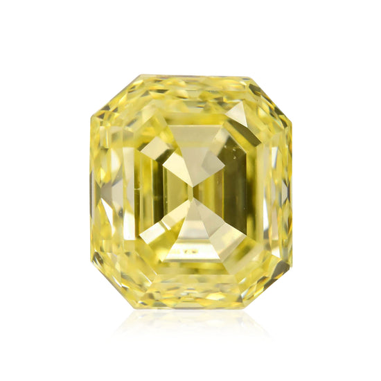 Smeraldo giallo fantasia da 0,77 carati, purezza VS2, certificato GIA