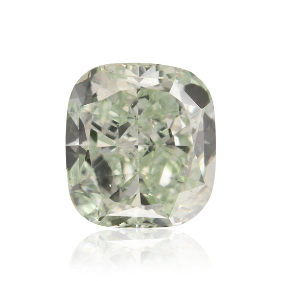 1,67 Karat Fancy Green Cushion Diamant SI1 GIA