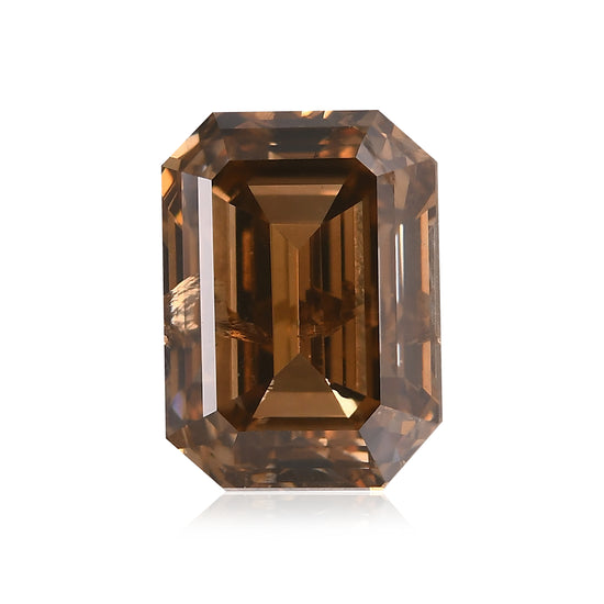 Smeraldo marrone-arancio Fancy da 6,11 carati (I1) IGI