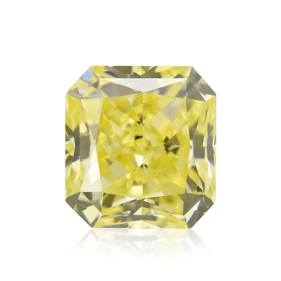 0.36 Karat Fancy Yellow Radiant Diamant (VS1) GIA