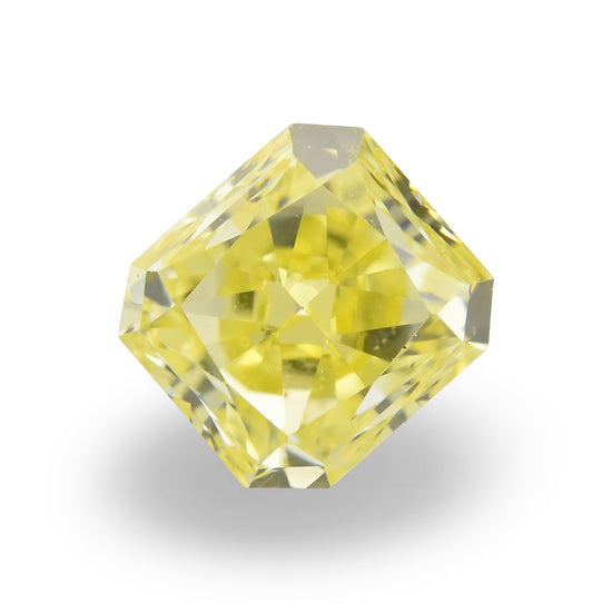 0.40 Carat Fancy Intense Yellow Radiant Diamond (SI1) GIA