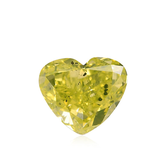 Diamante a Cuore Fancy Intense Giallastro da 3,01 Carati GIA
