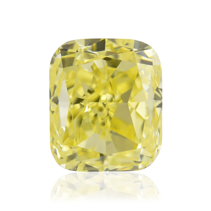 Diamante Cuscino Giallo Intenso Fancy 0.41 Carati VS2 IGI