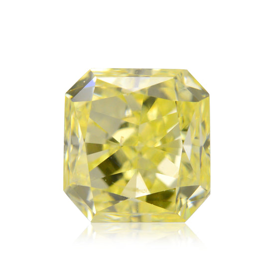 0,44 Karat Fancy Yellow Radiant Diamant SI1 IGI