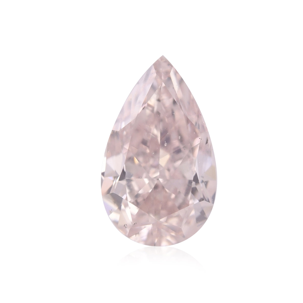 0.75 Carat Light Pink Pear Diamond SI1 GIA | LEIBISH