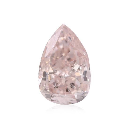 0.52 Carat Fancy Brownish Pink Pear Diamond (I1) GIA