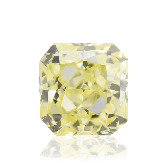 Diamante Radiant Giallo Intenso Fancy 0.45 carati VVS1 IGI