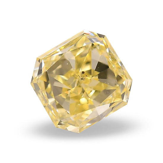 0.61 Carat Fancy Yellow Radiant Diamond (SI2)