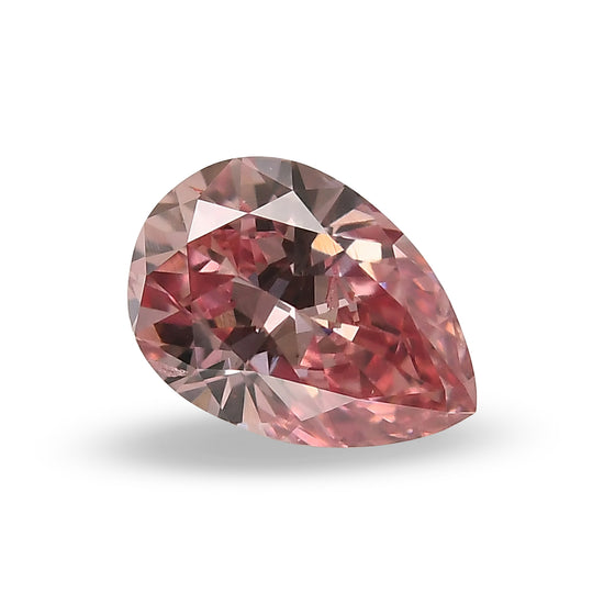 0.49 Carat Fancy Intense Pink Pear Argyle Diamond SI1 GIA