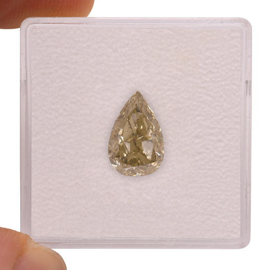 2.01 Carat Chameleon Pear Diamond SI1 GIA