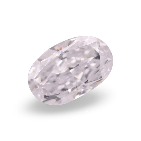0.56 Carat Faint Pink Oval Diamond IF GIA