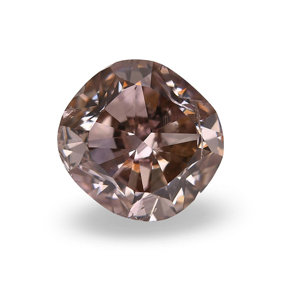 1.21 Carat Fancy Pinkish Brown Cushion Diamond SI2 GIA