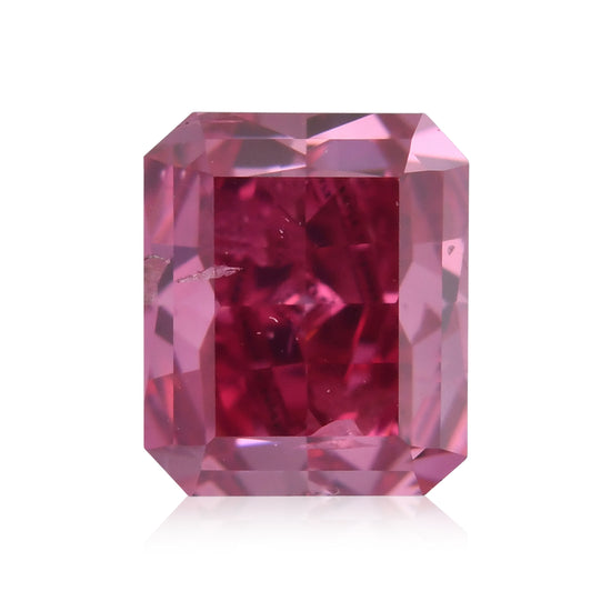 0,47 Karat Fancy Purplish Red Radiant Argyle Diamant I1 GIA