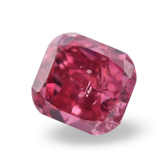 0.51 Carat Fancy Purplish Red Cushion Argyle Diamond I1 GIA