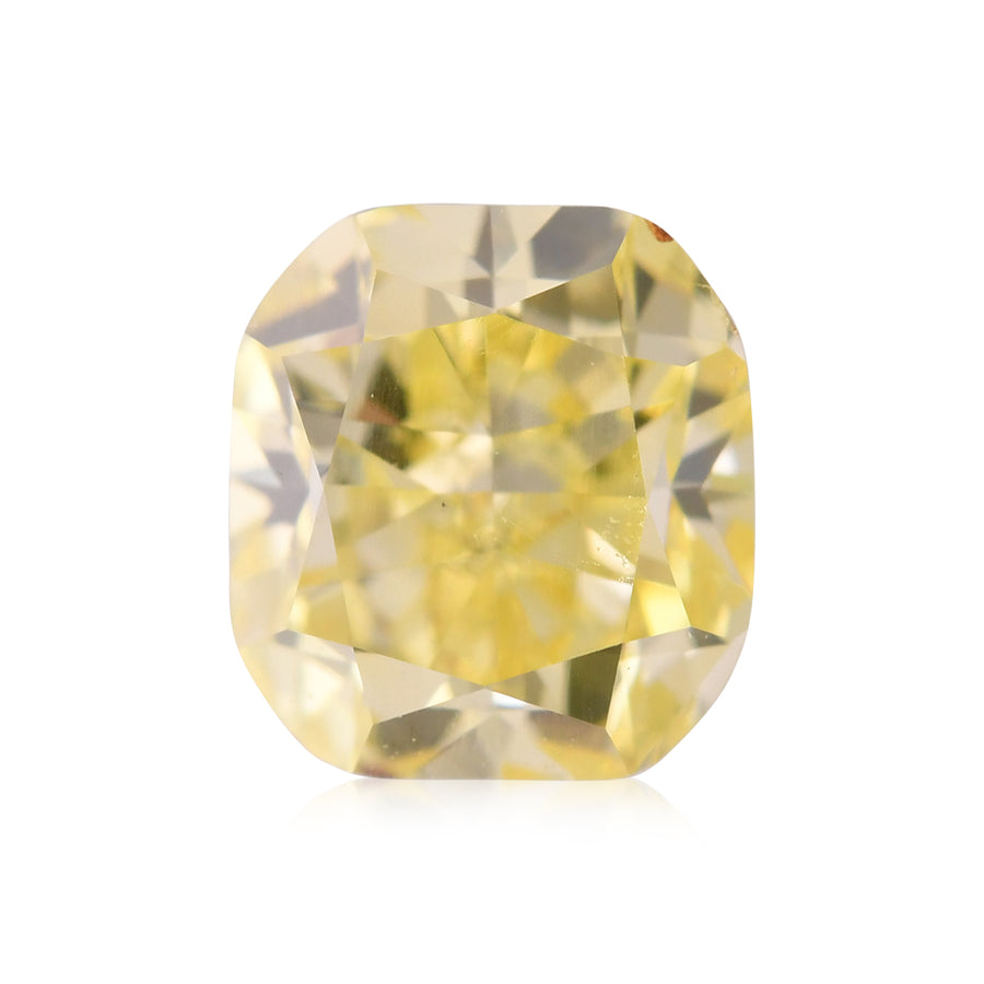 0.53 Carat Fancy Intense Yellow Radiant Diamond (SI1) GIA