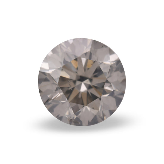 2.28 Carat Fancy Dark Gray Round Brilliant Diamond (I1) GIA