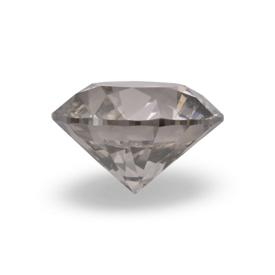 2.28 Carat Fancy Dark Gray Round Brilliant Diamond (I1) GIA