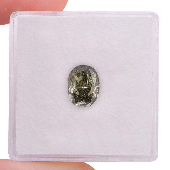 1.41 Carat Chameleon Oval Diamond VS2 GIA