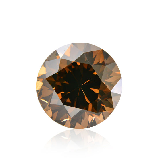Diamante Rotondo Fancy Dark Brown 2.01 Carati SI1 GIA