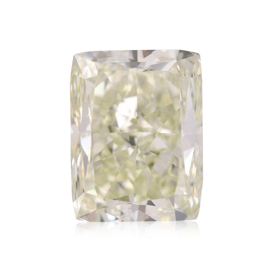 Diamante a cuscino, 3,07 carati, Giallo verdastro Fantasia, VS2, GIA