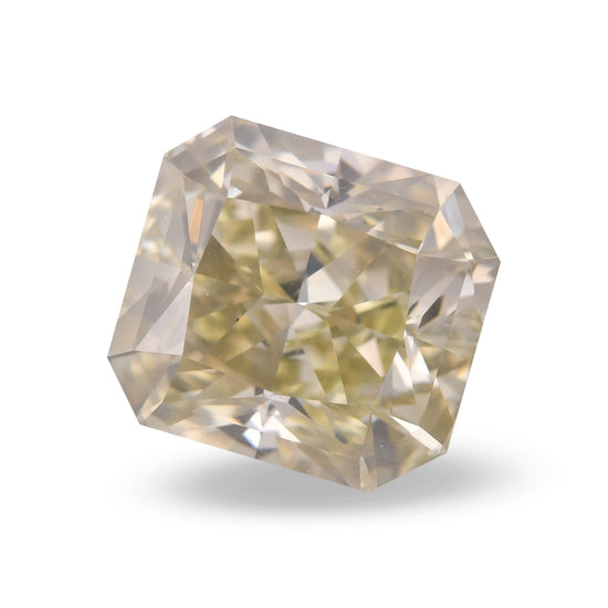 Diamante radiante 3.52 carati Fancy Grayish Yellowish Green SI1 GIA