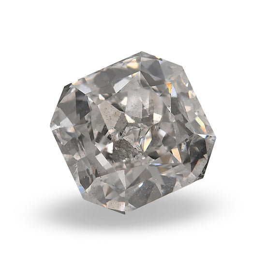 0.88 Carat Light Gray Radiant Diamond (SI2) GIA