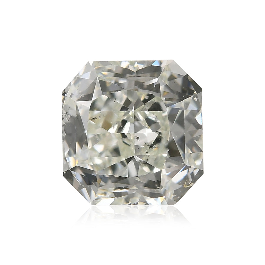 0.88 Karat Hellgrüner Radiant Diamant SI2 GIA