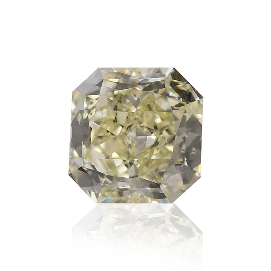 Diamante Radiante GIA Fancy Giallo Verde SI1 da 0,88 carati