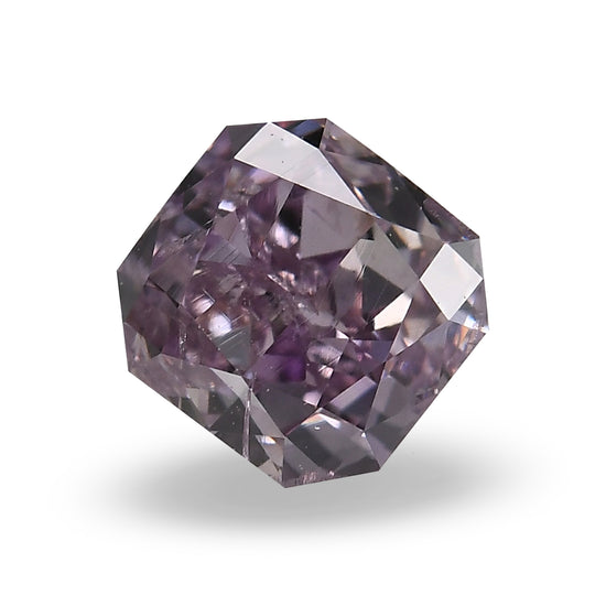 0.52 Carat Fancy Intense Pink Purple Radiant Diamond SI2 GIA