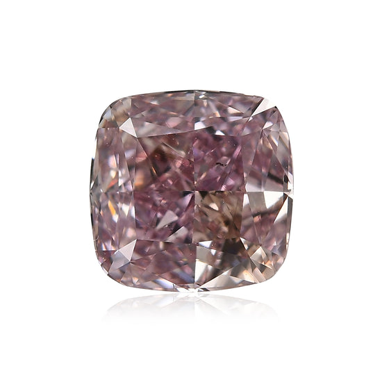 1.38 Carat Fancy Intense Purplish Pink Cushion Diamond SI1 GIA