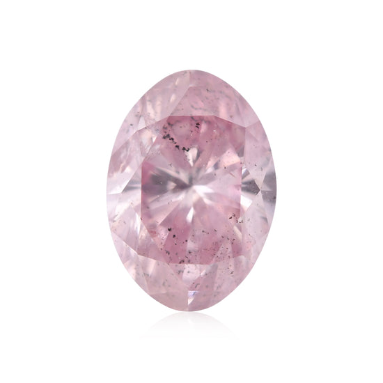 Diamante ovale rosa violaceo Fancy da 0,29 carati (I1) GIA