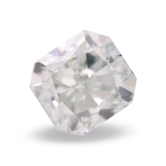 0.39 Carat Fancy Green Radiant Diamond SI1 GIA