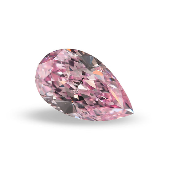 0.75 Carat Fancy Intense Purple Pink Pear Argyle Diamond SI2 GIA
