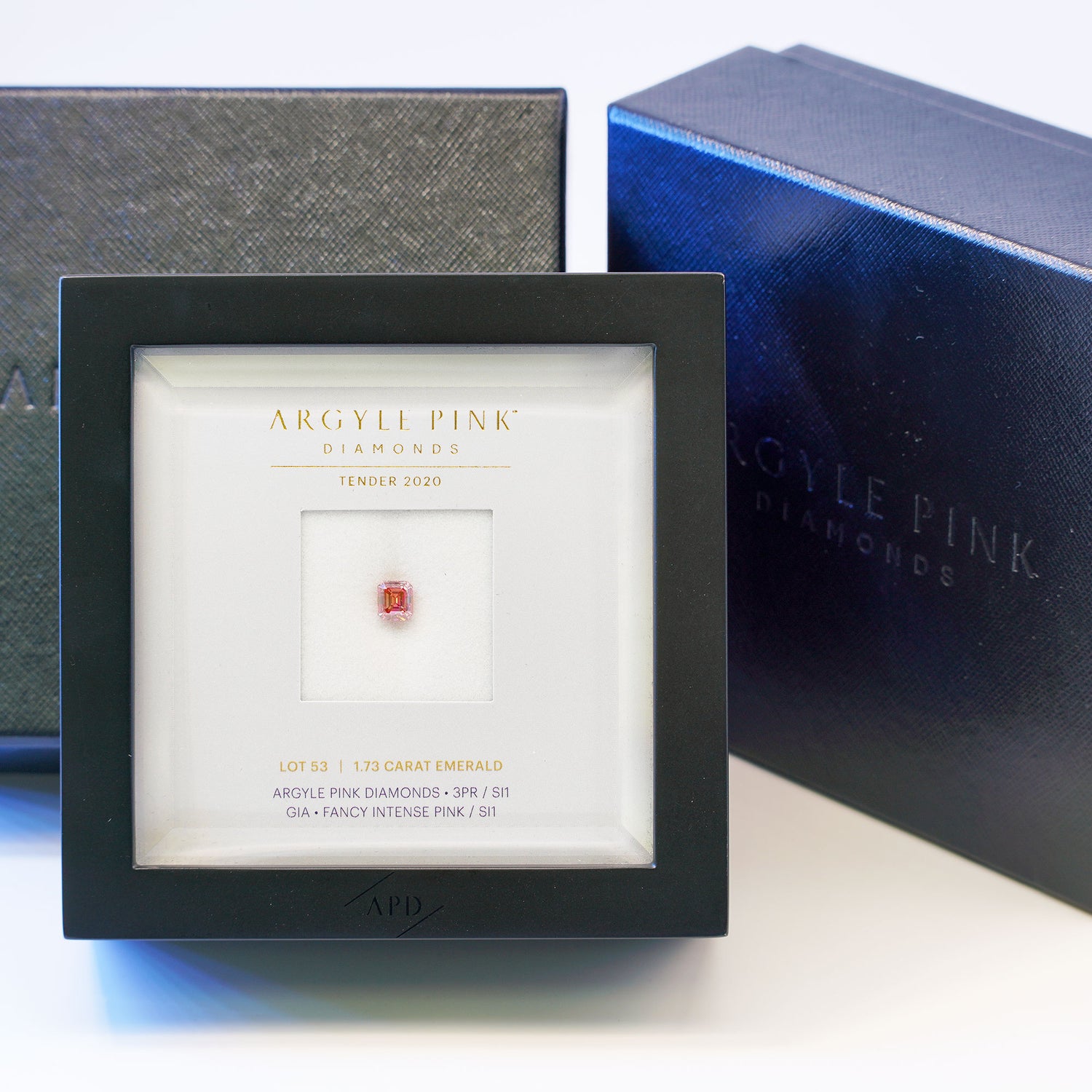 1.73 Carat Fancy Intense Pink Emerald Diamond SI1 GIA & ARGYLE