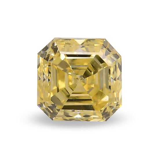 0.30 Carat Fancy Yellow Asscher Diamond (VS1)