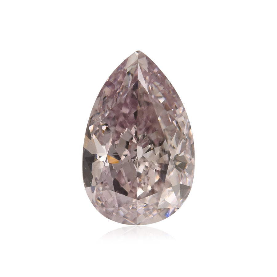 Diamante a Pera Rosa Brunastro Fantasia da 1,01 Carati VS1 GIA